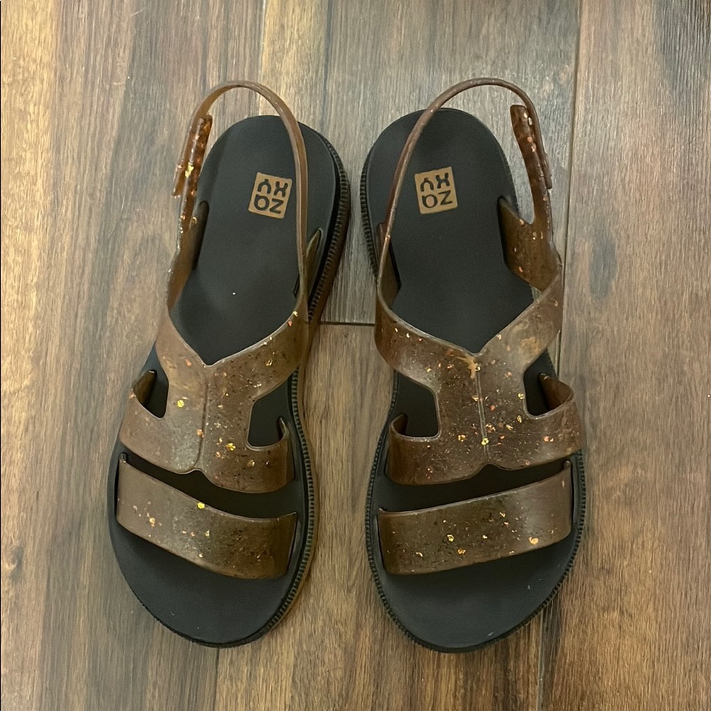 Zaxy Women's Brown Sandals